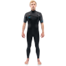 Гидрокостюм DAKINE MEN'S QUANTUM CHEST ZIP SHORT SLEEVED FULL SUIT 2/2mm Black/Grey, размер XLS DK22M22QSSZ (0604565593887)
