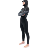 Гидрокостюм женский DAKINE WOMEN'S QUANTUM CHEST ZIP Full Suit 5/4/3mm Black/Grey, размер 4 DK22W543QZ (0604565596963)